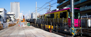 東京都交通局 環5の1号線受桁工事に伴う荒川線電車線柱その他移設修正設計